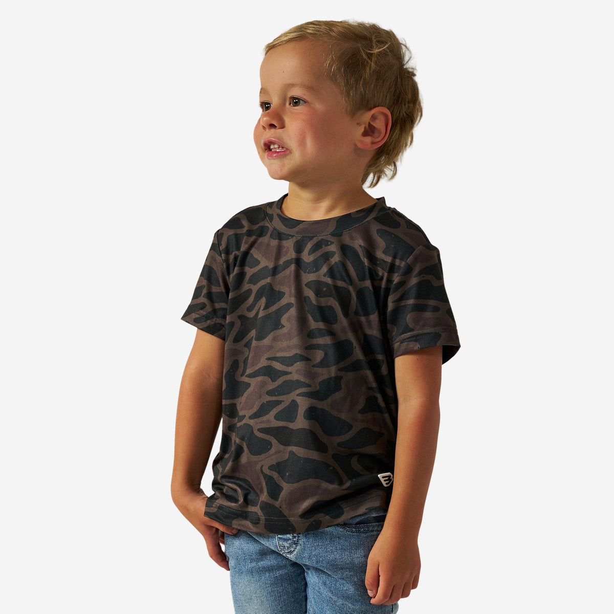 Youth Vintage Washed Tee - Bendita Camo