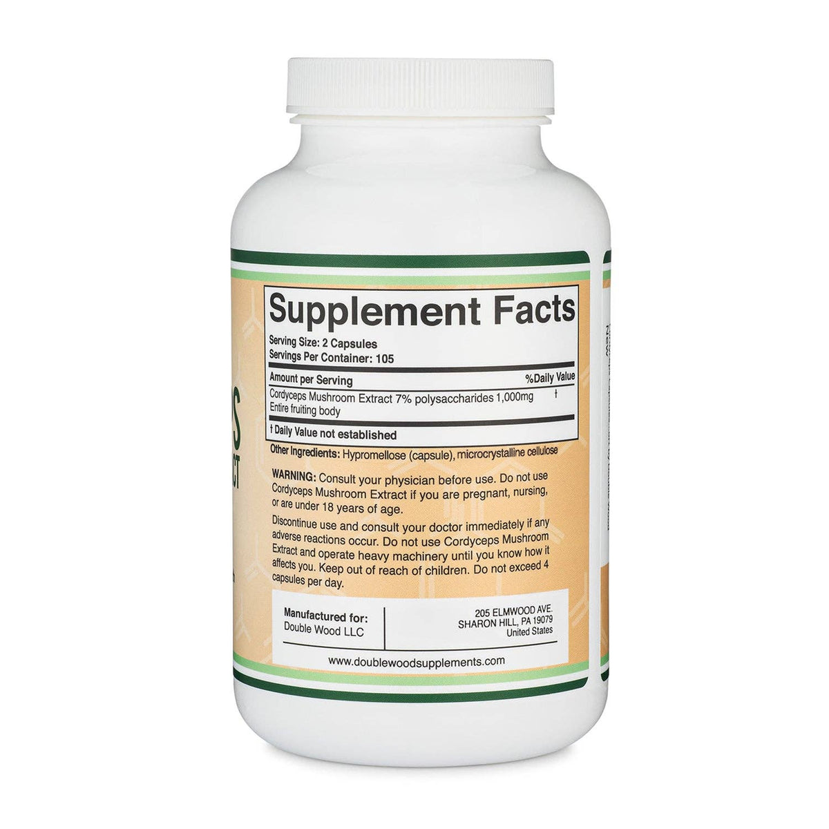 Double Wood | Cordyceps Mushroom Extract