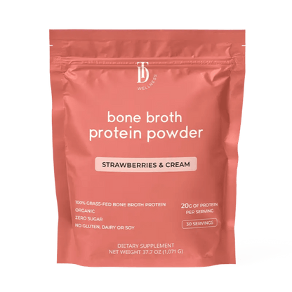 Taylor Dukes Bone Broth Protein - Strawberries & Cream