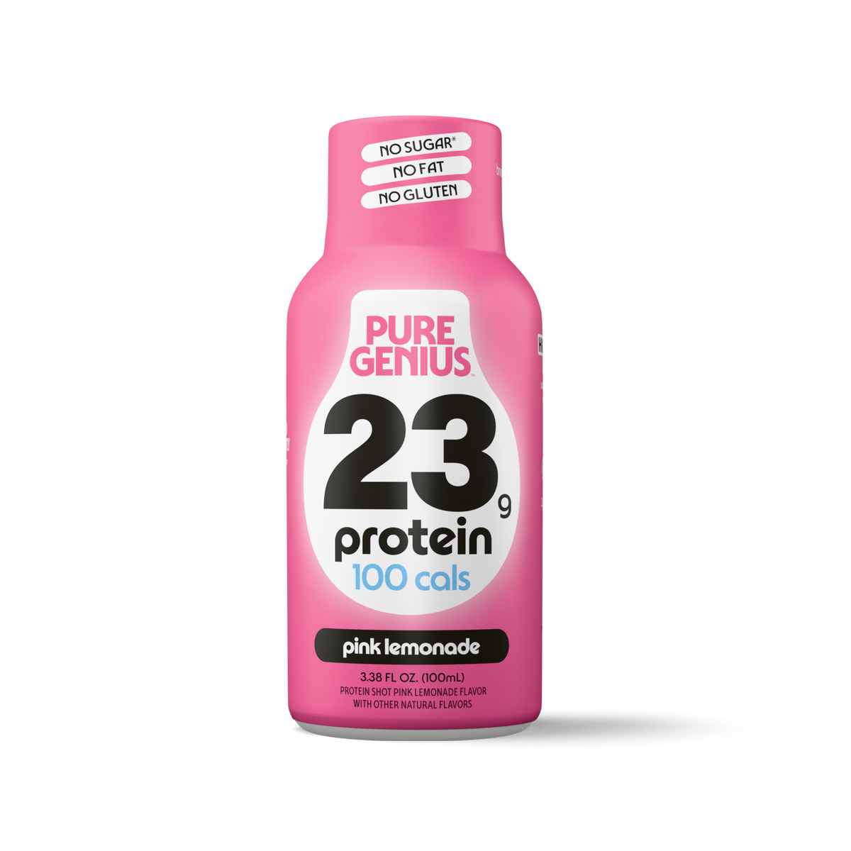 Pure Genius | Protein Drink - 12 Count Box / Pink Lemonade