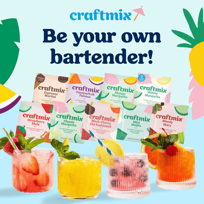 Craftmix | Variety Pack Cocktail Mixers - 12 Servings Multipack