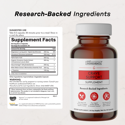 Just Ingredients Crave Support