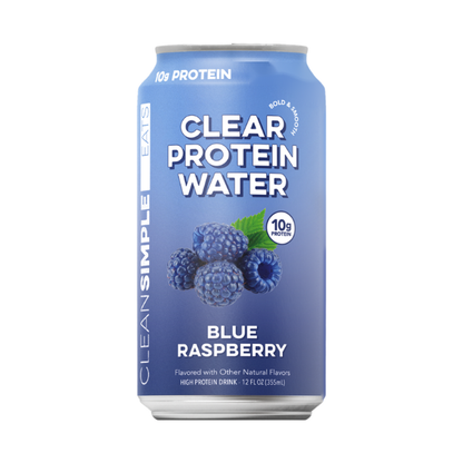 Clean Simple Eats Clear Protein RTD - Blue Razz single can
