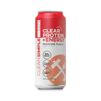 Clean Simple Eats Clear Protein RTD - Paradise Punch single can