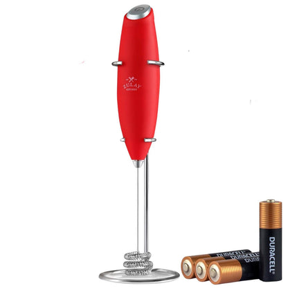 Zulay Kitchen | Tornado Milk Frother Whisk – Includes 4 AA Batteries