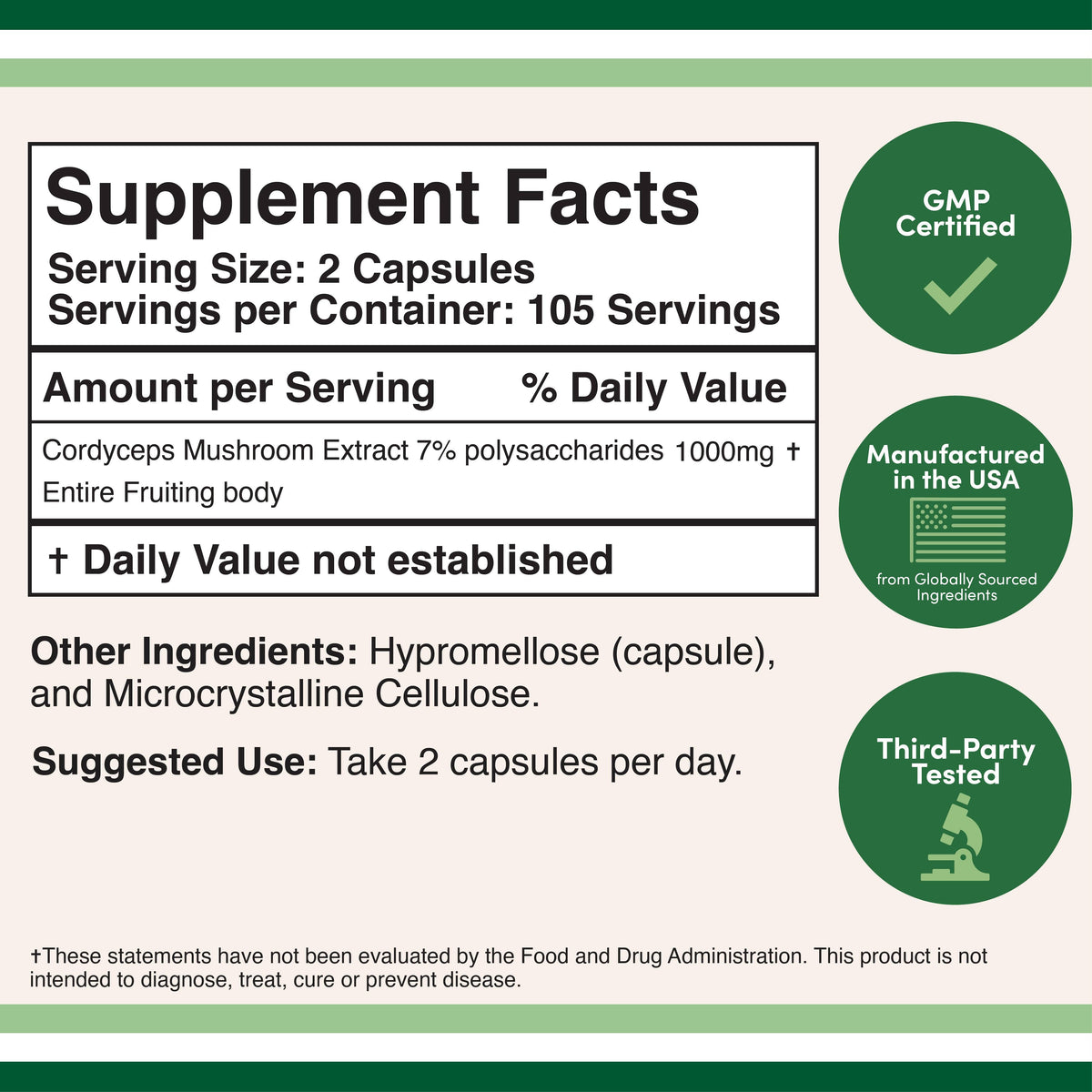 Double Wood | Cordyceps Mushroom Extract