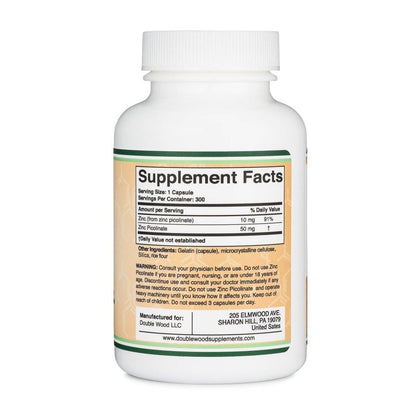 Double Wood | Zinc Picolinate