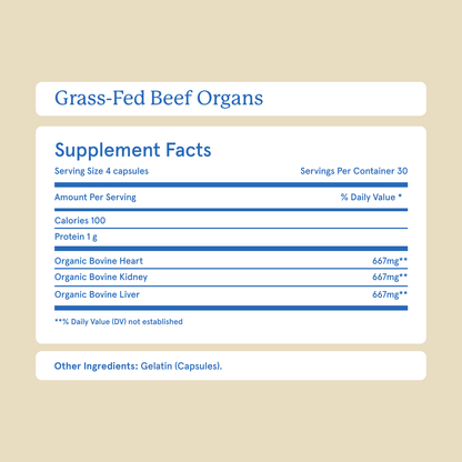 Equip | Grass-Fed Beef Organs