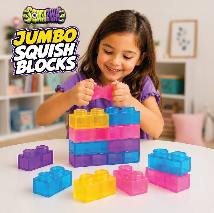 Fun Doh Jumbo Squish Blocks Building