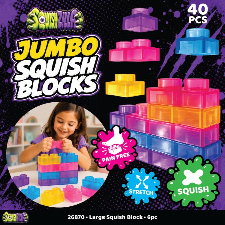 Fun Doh Jumbo Squish Blocks Building