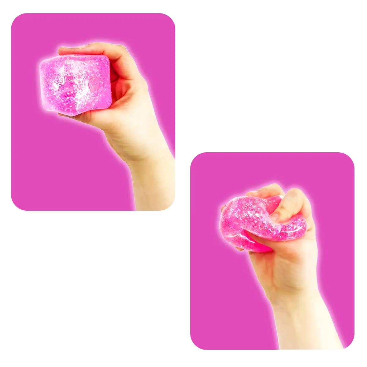 Fun Doh Squish & Squeeze Sparkle Cube