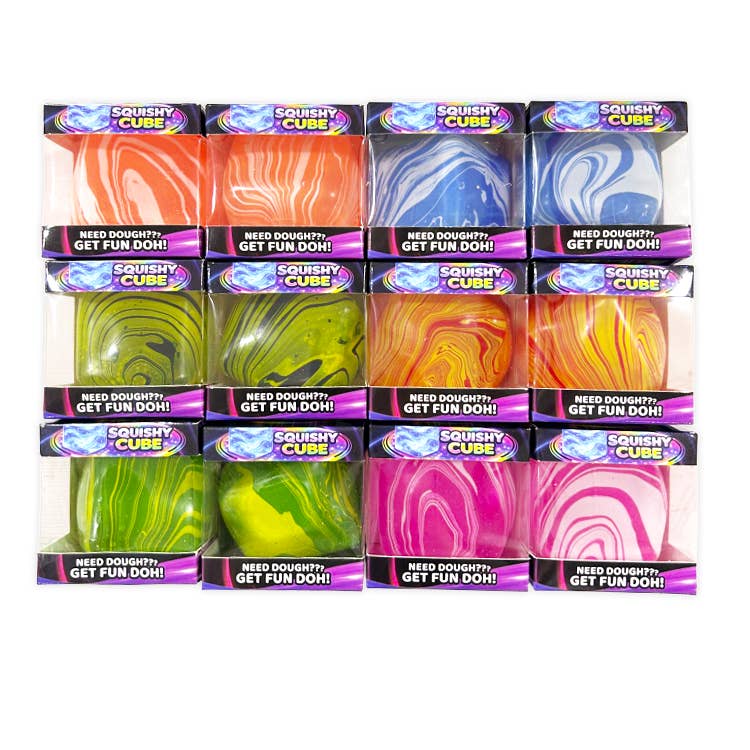 Fun Doh Swirl Squishy Cubes