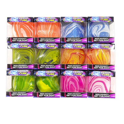 Fun Doh Swirl Squishy Cubes