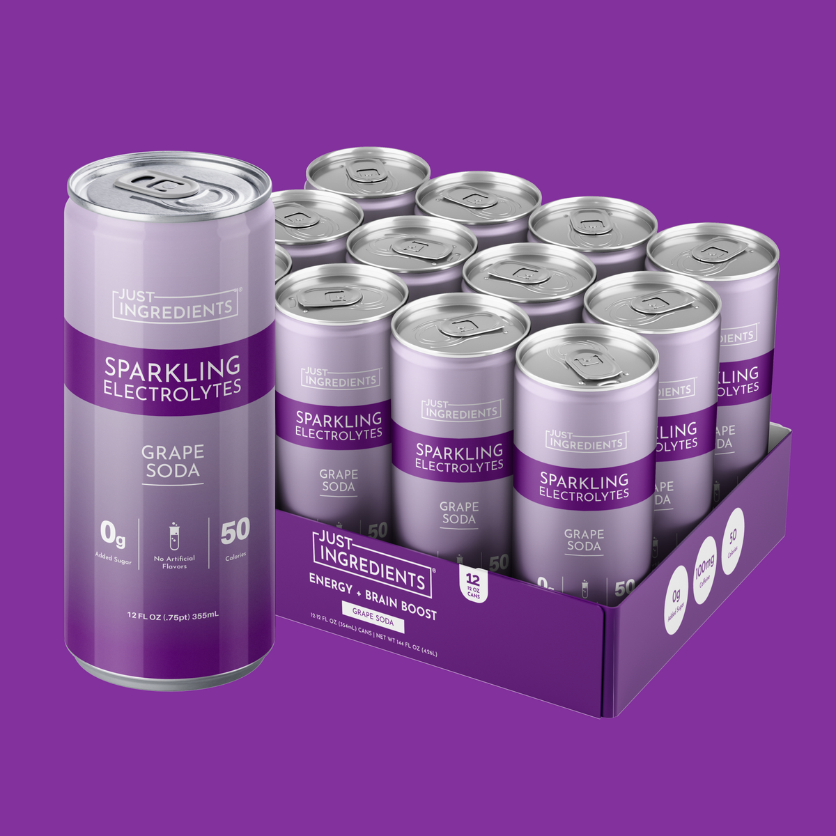 Just Ingredients Sparkling Electrolytes RTD