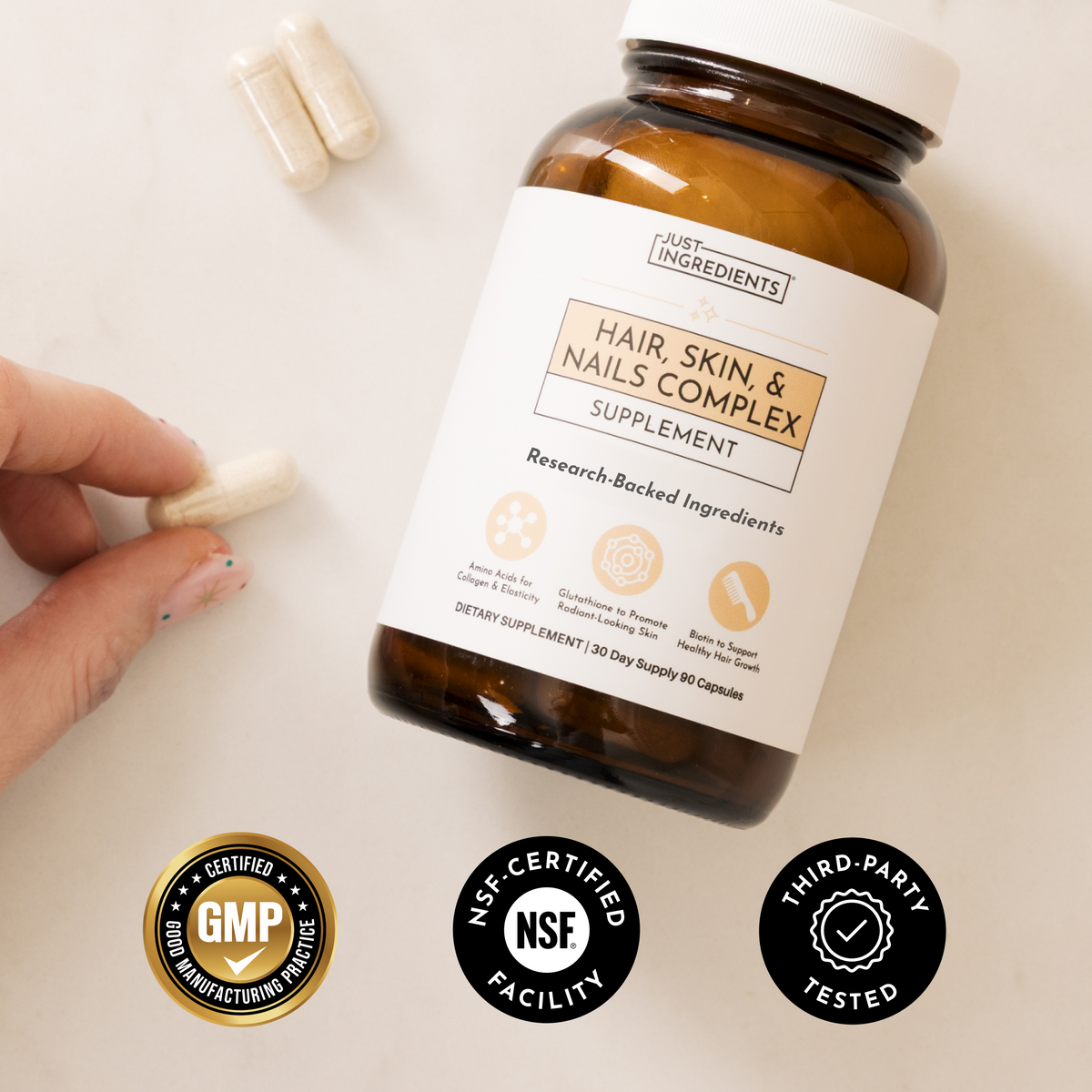 Just Ingredients Hair, Skin & Nails