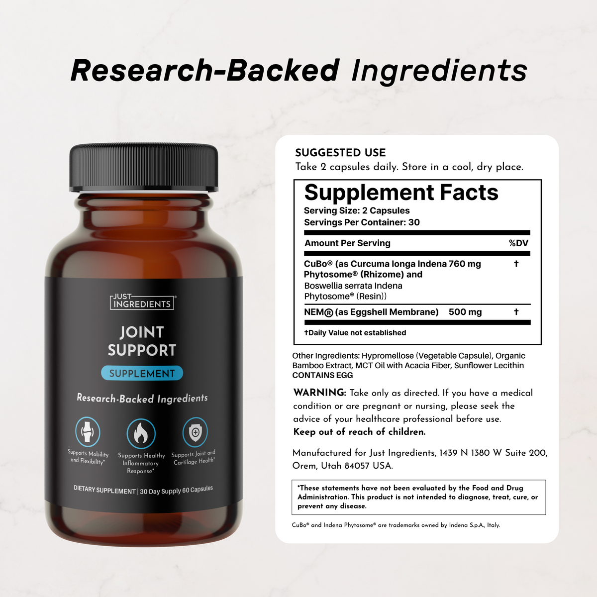 Just Ingredients Joint Support