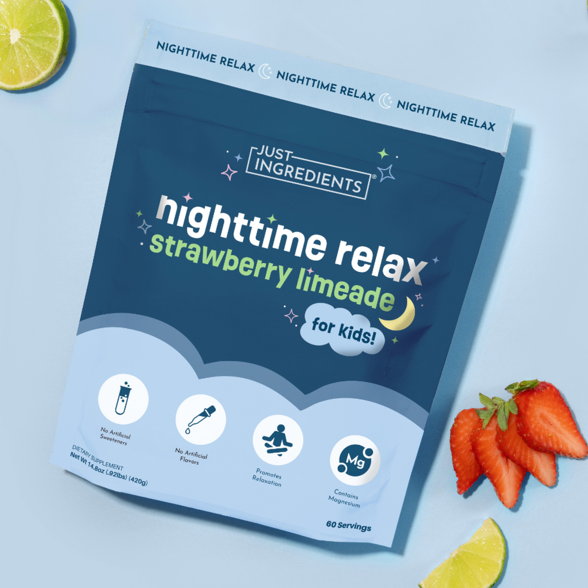 Just Ingredients Strawberry Limeade Nighttime Relax - Kids