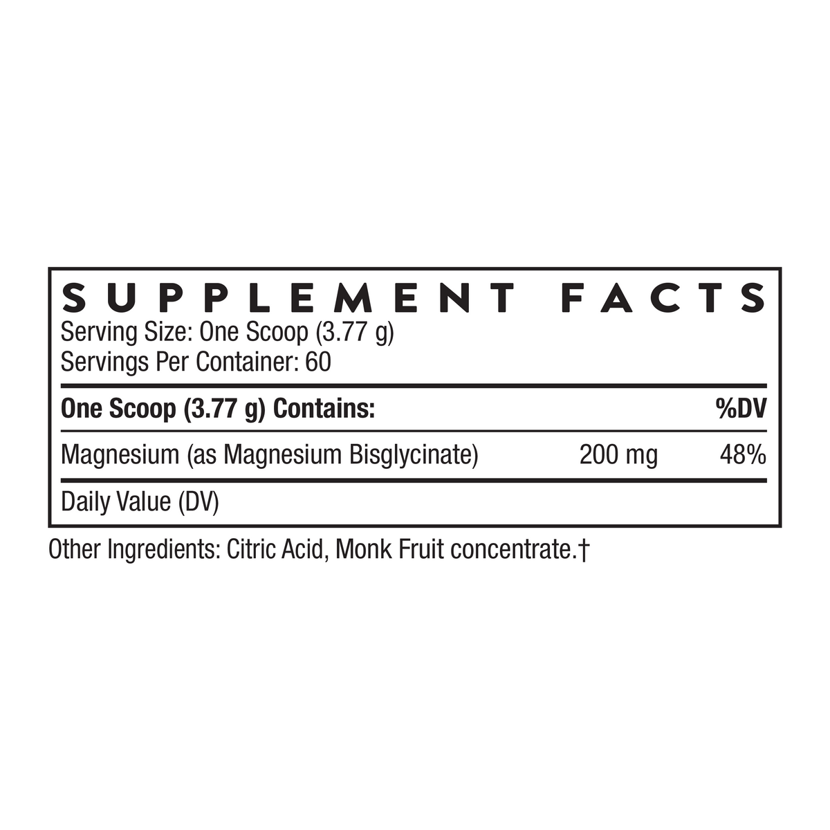 Thorne Magnesium Bisglycinate Powder