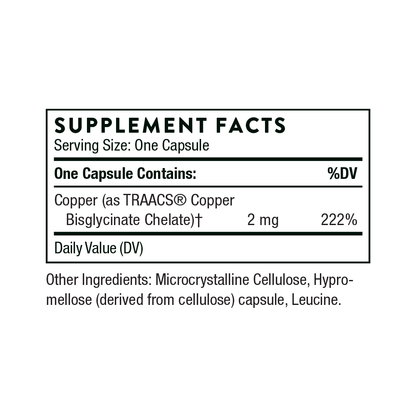 Thorne Copper Bisglycinate