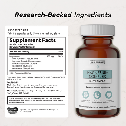 Just Ingredients Magnesium Complex