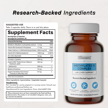 Just Ingredients Methyl B Complex