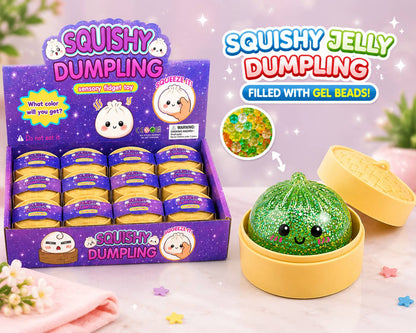 Mini Glitter Dumpling Squishy