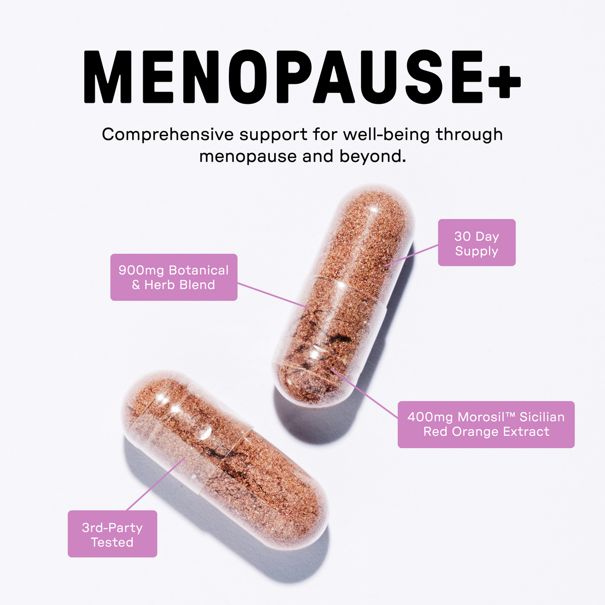 Just Ingredients Menopause Support