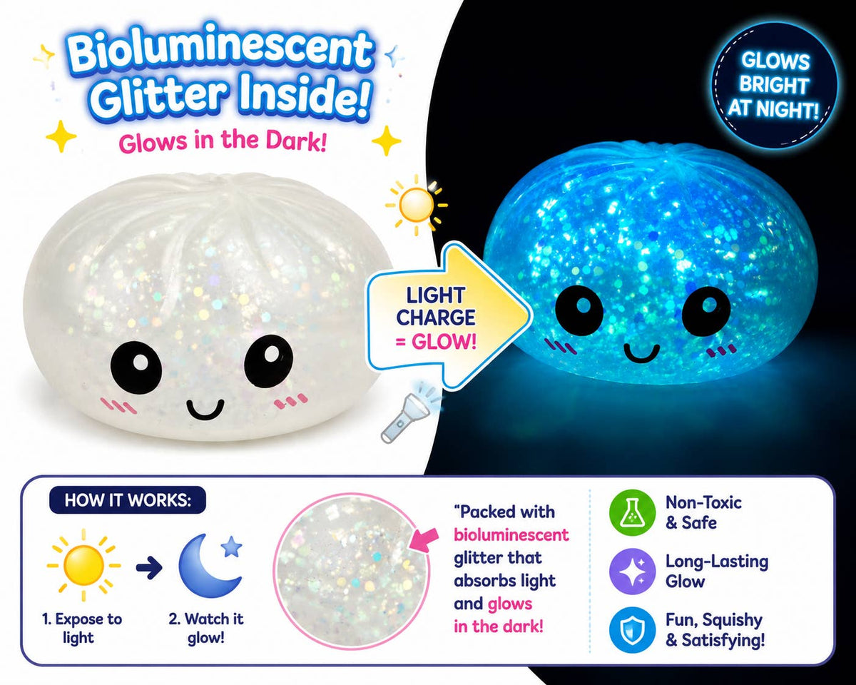 Mystery Glow in the Dark Dumpling Squishy