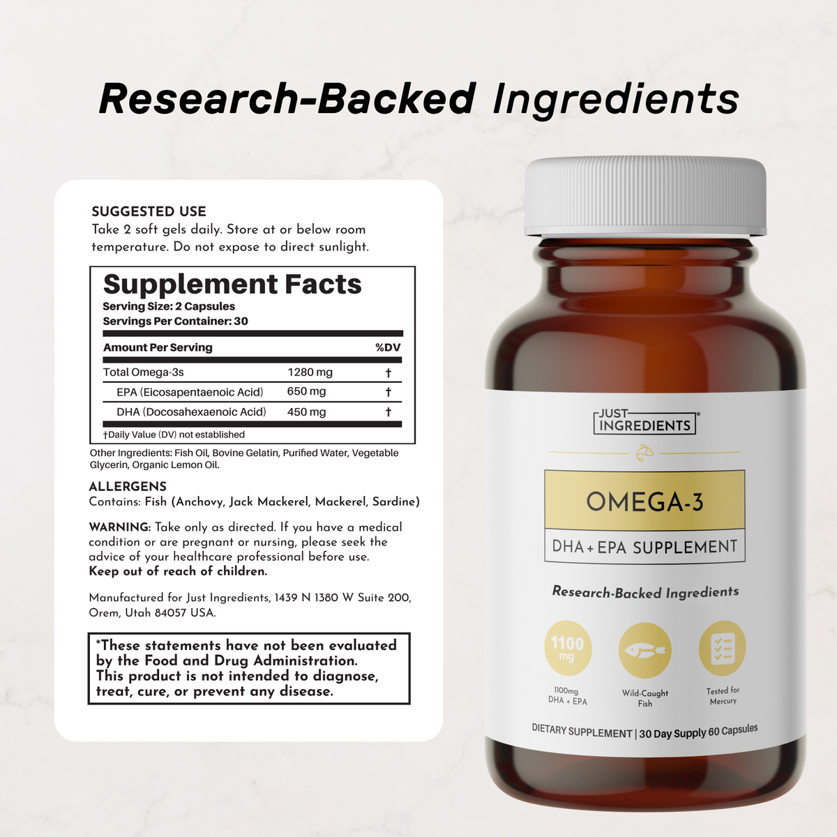 Just Ingredients Omega-3