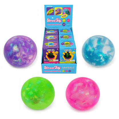 Polka Dot Shiny Ball Stress Ball