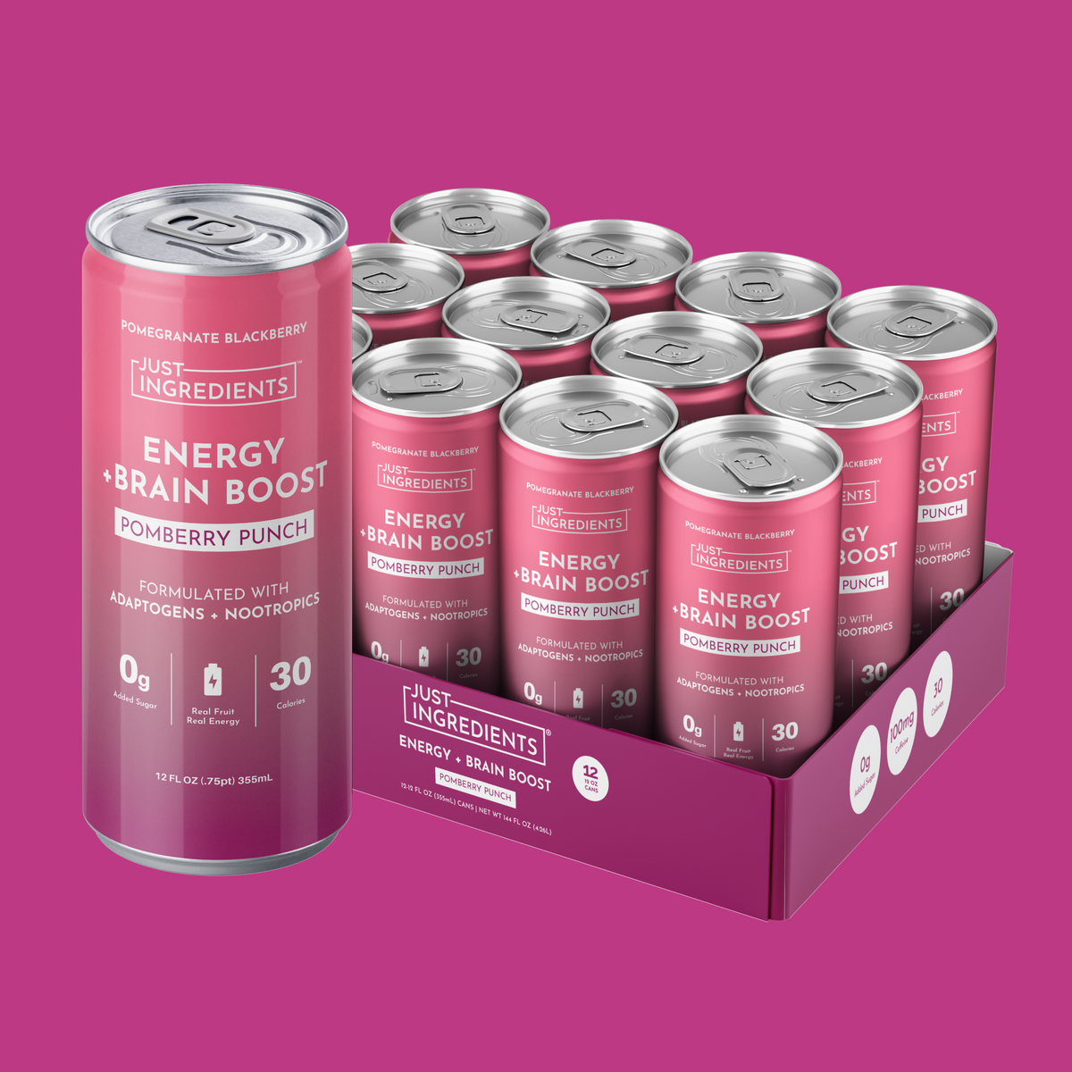 Just Ingredients Energy + Brain RTD