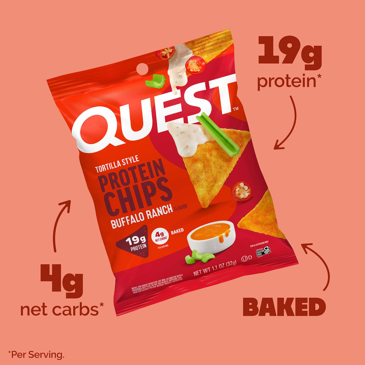 Protein Chips - Buffalo Ranch