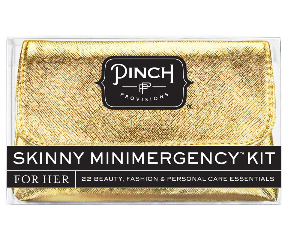 Shemergency Survival Kit - Metallic Skinny Minimergency Kit