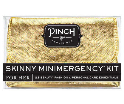 Shemergency Survival Kit - Metallic Skinny Minimergency Kit