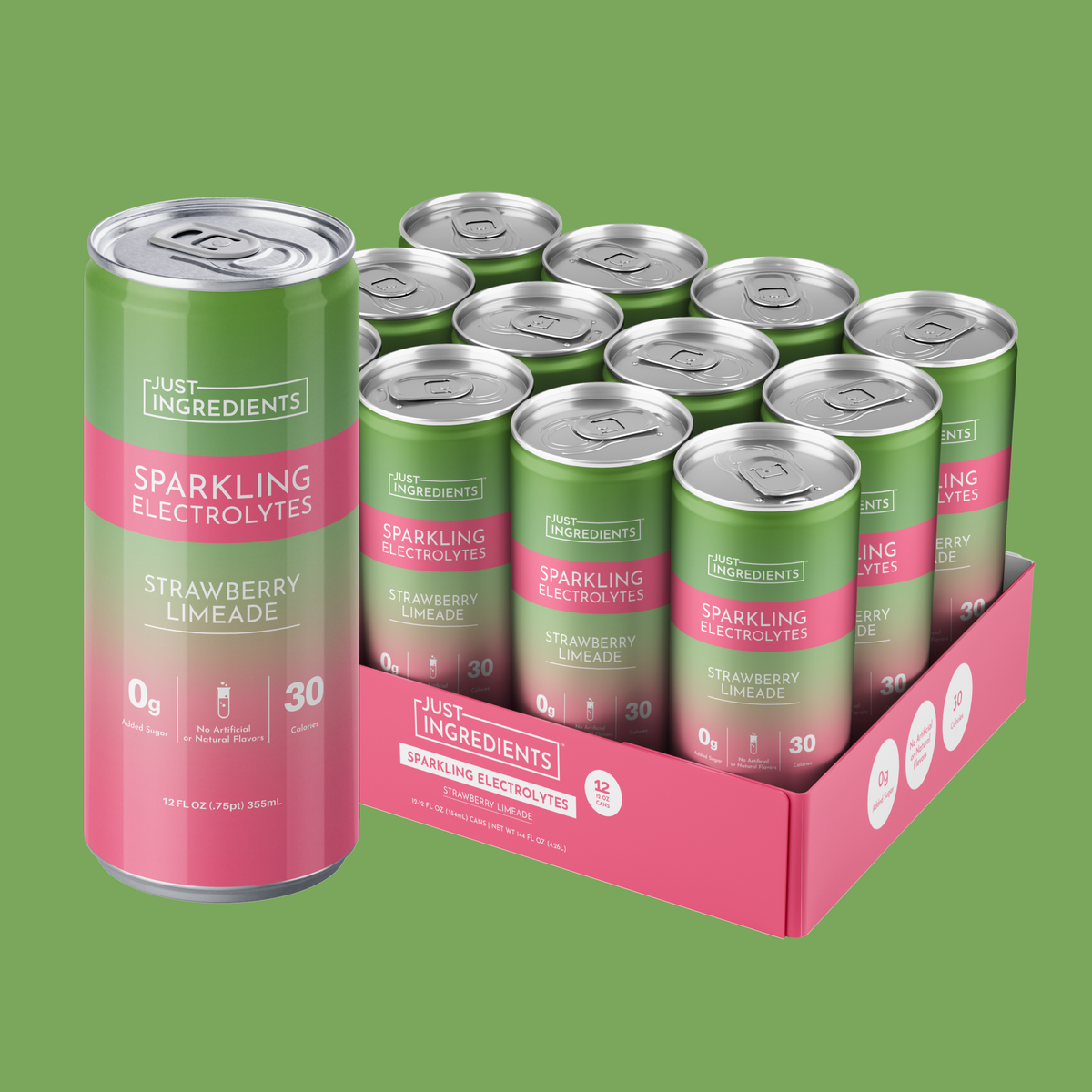 Just Ingredients Sparkling Electrolytes RTD