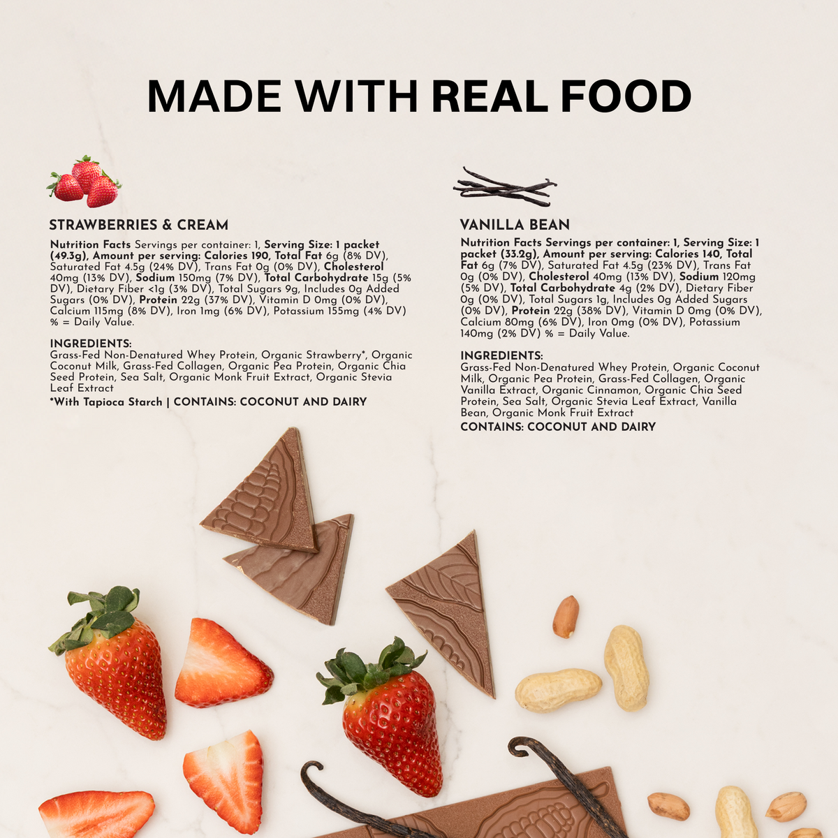Just Ingredients Protein Travel Pack