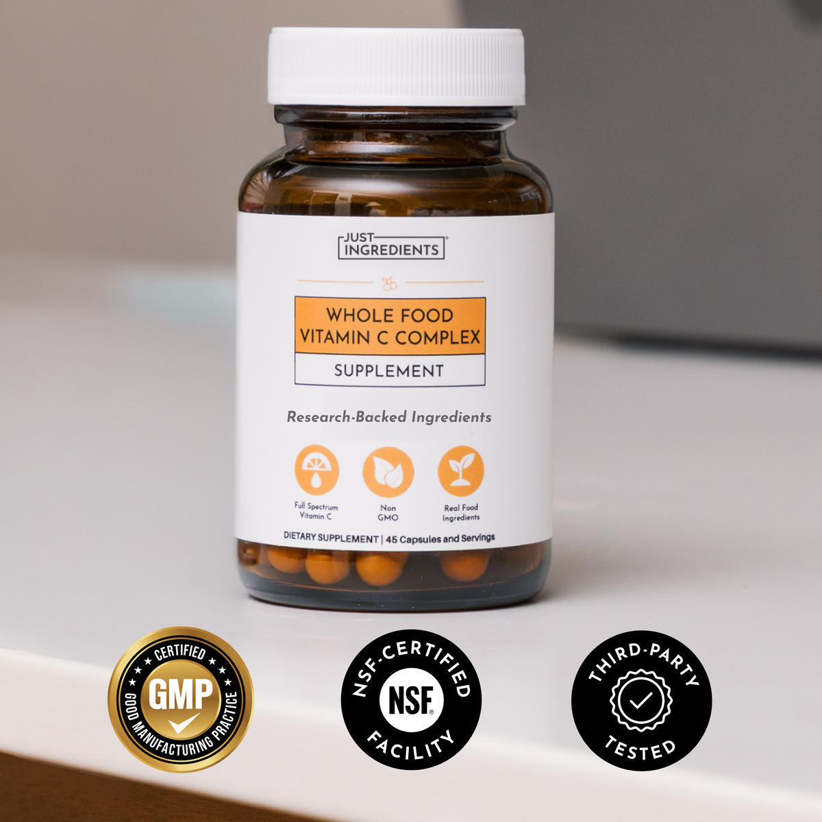 Just Ingredients Whole Food Vitamin C